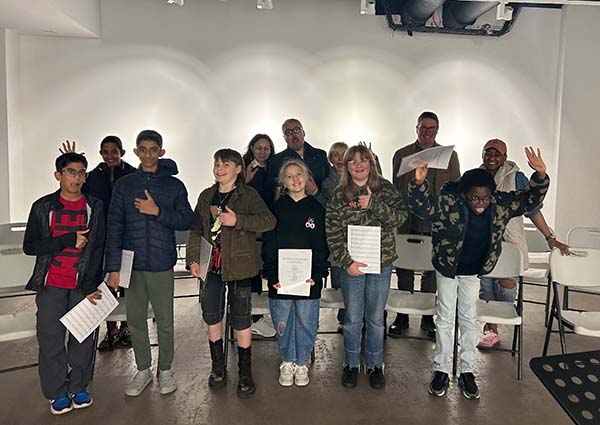 Kids taking part in Hull Urban Opera's The Children of Beverley Gate